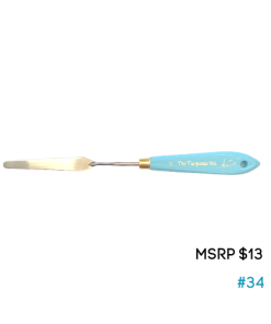 #34 PALETTE KNIFE The Turquoise Iris Collection