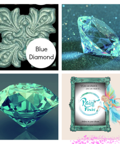 BLUE DIAMOND Liquid Pixie Dust Metallic Paint