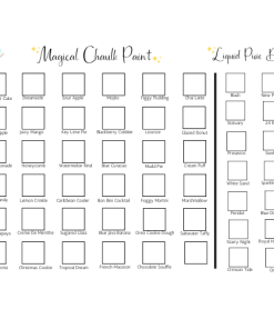 FREE PRINTABLE FILL IN YOUR OWN PAINT COLORS