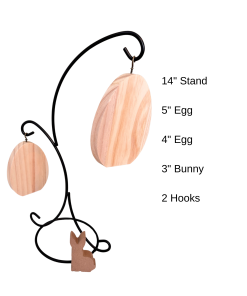 Easter Eggs and Bunny w/ Ornament Hanger