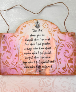 Prayer to God Sign 3/INCLUDES SHIPPING
